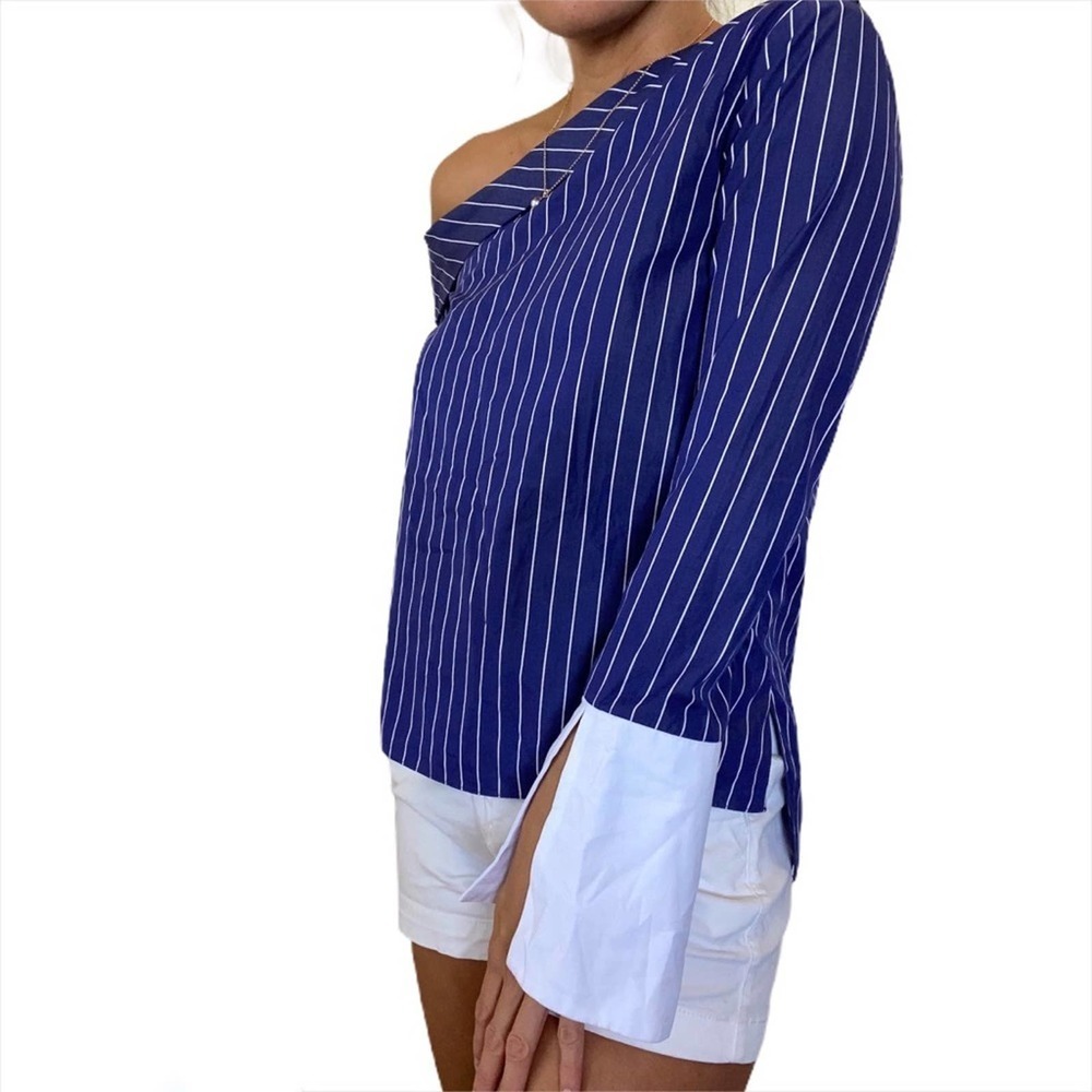 AMMARA Cady Nautical Striped Blouse size XS - Picture 14 of 16